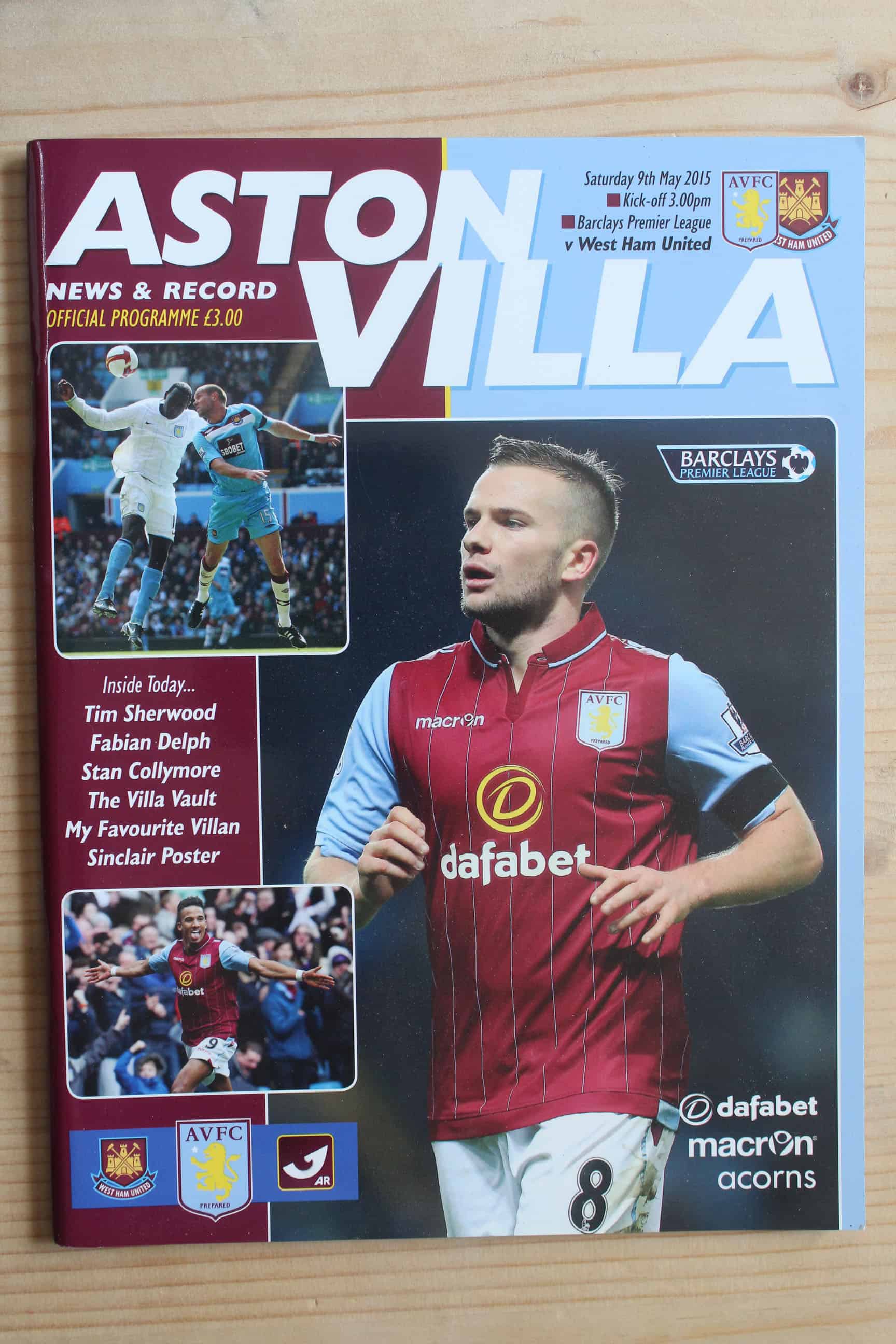 Aston Villa FC v West Ham United FC